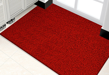 PVC Coil Door Mats With Pure Color